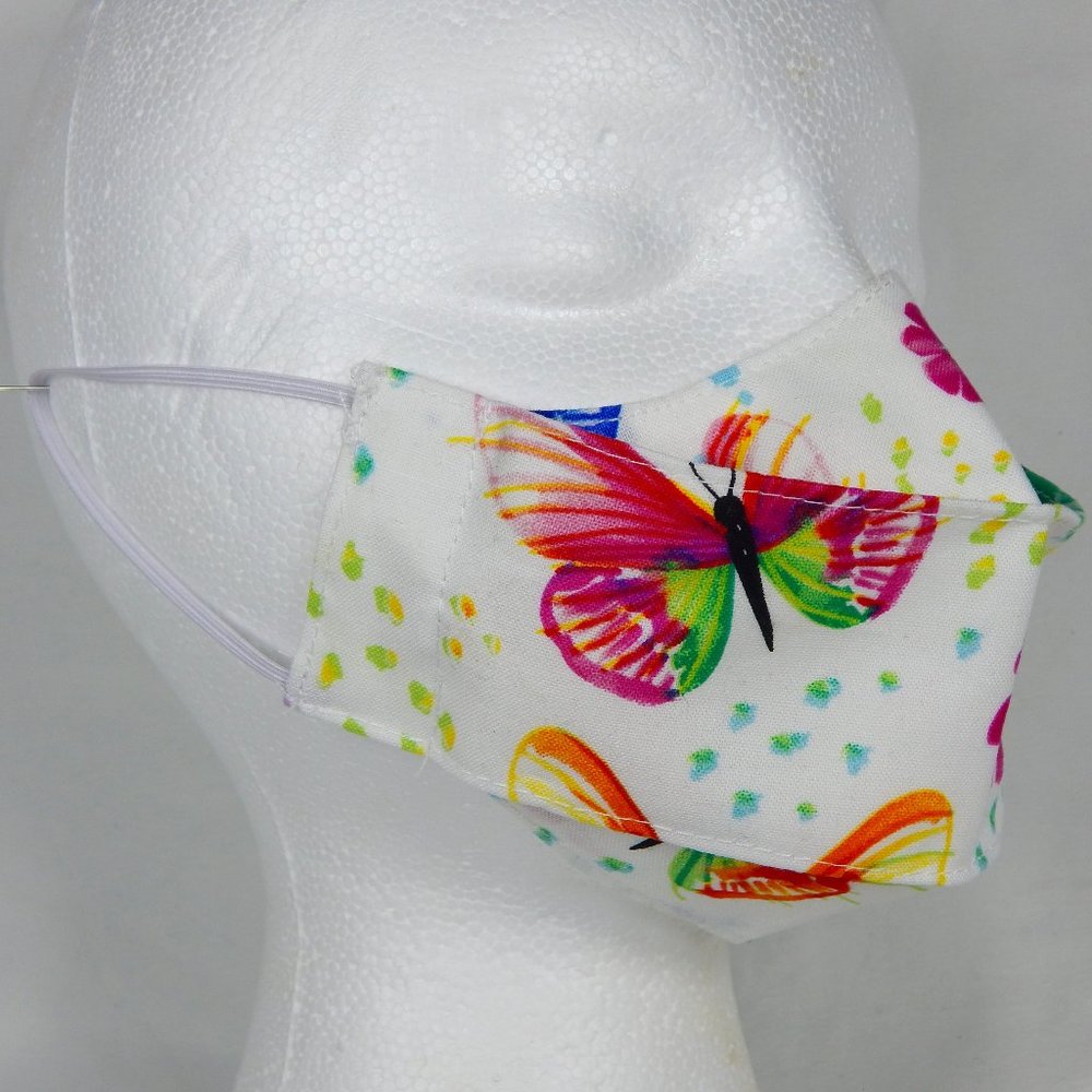 Beautiful Handmade Face Mask Girls 5-10yo.
